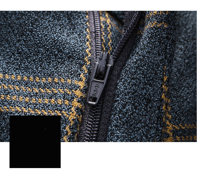 Joel – Elegante Herenjas met Klassiek Geruit Patroon