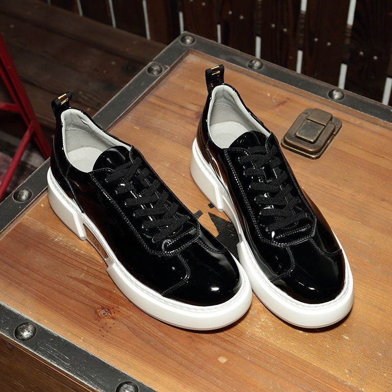 Colin – Heren Veterschoenen met Platte Zool en Veelzijdig Ontwerp
