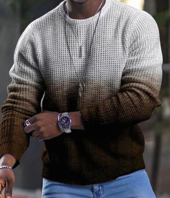 Keith – 3D Pullover voor heren met lange mouwen