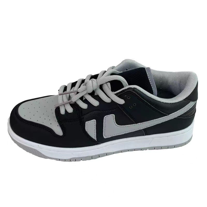 Lily – Trendy Dames Sneakers in Schattengrijs met Platform