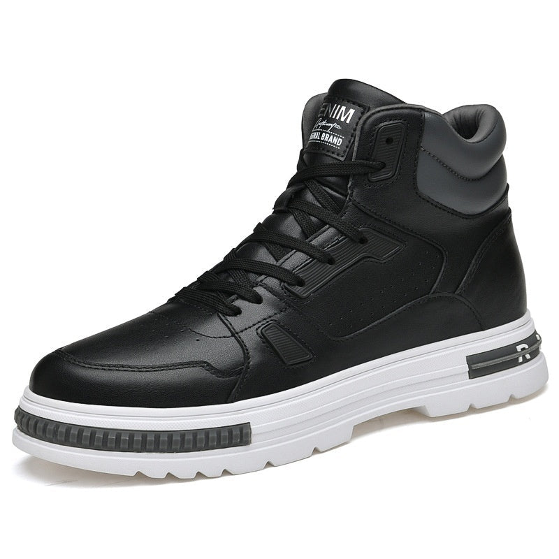 Danny – Modische Herren Martin Boots mit erhöhter Sohle für den Winter