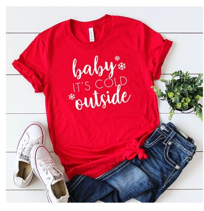 Christine – Dames T-Shirt van Katoen met Kruismotief