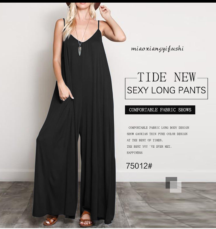Joy – Zomer Jumpsuit met V-hals voor Dames
