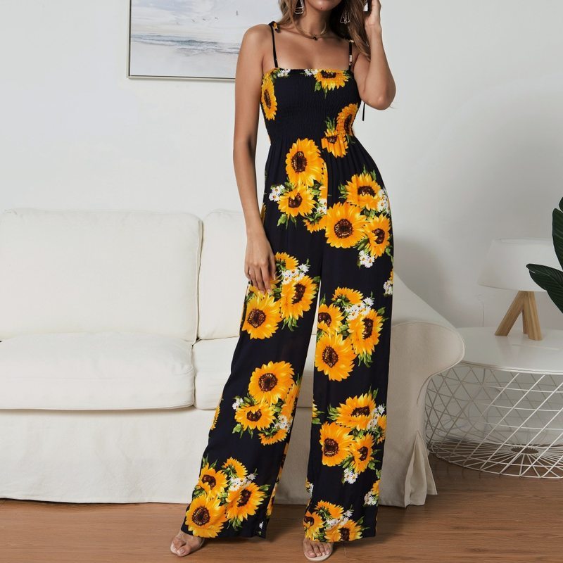 Chelsea – Elegant Damesjumpsuit met Zebra-Patroon