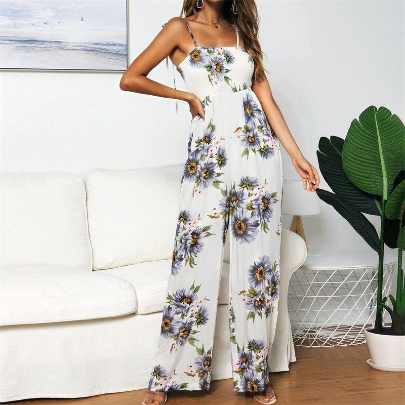 Chelsea – Elegant Damesjumpsuit met Zebra-Patroon