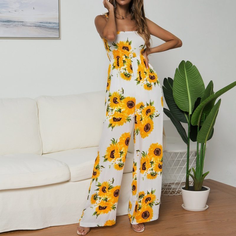 Chelsea – Elegant Damesjumpsuit met Zebra-Patroon
