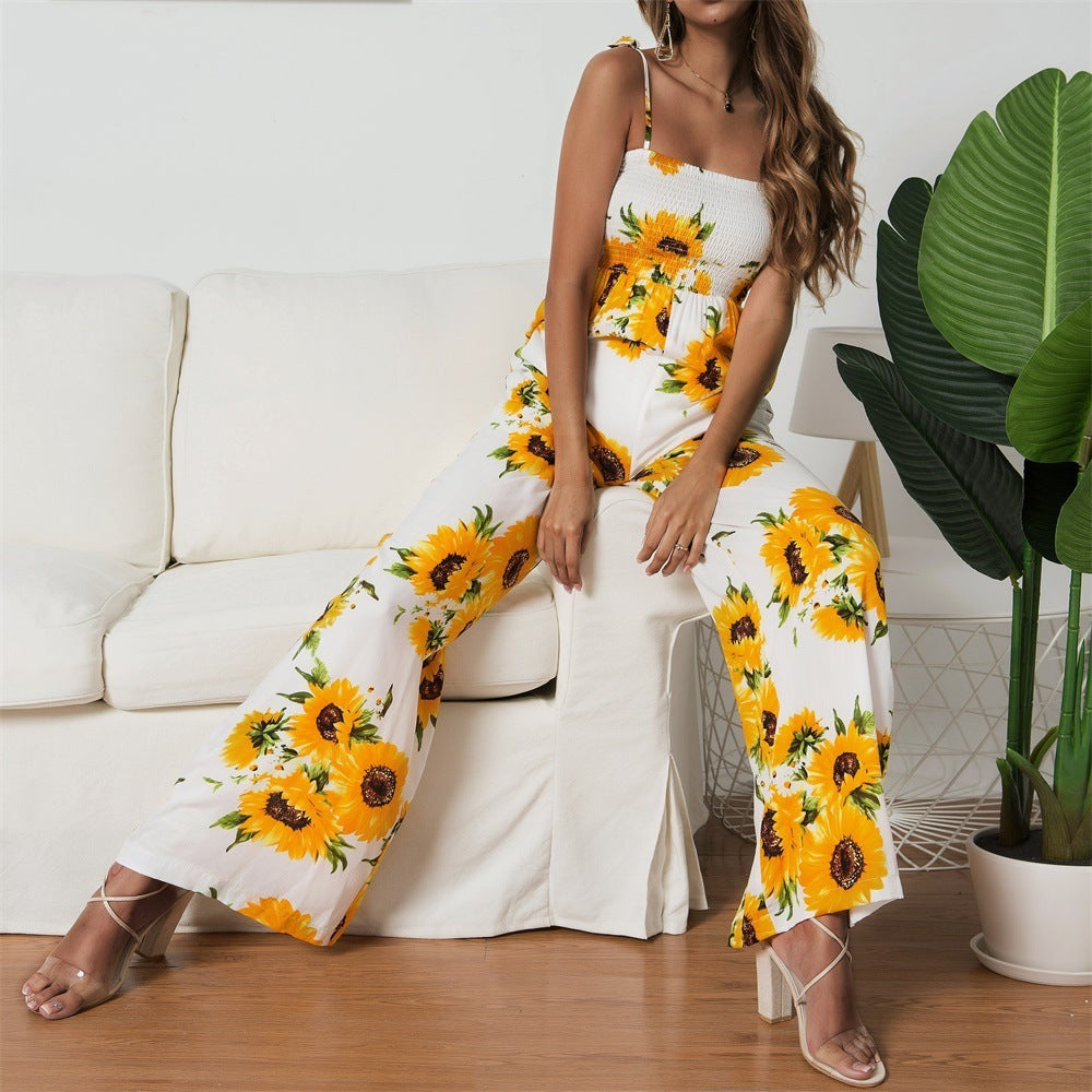 Chelsea – Elegant Damesjumpsuit met Zebra-Patroon