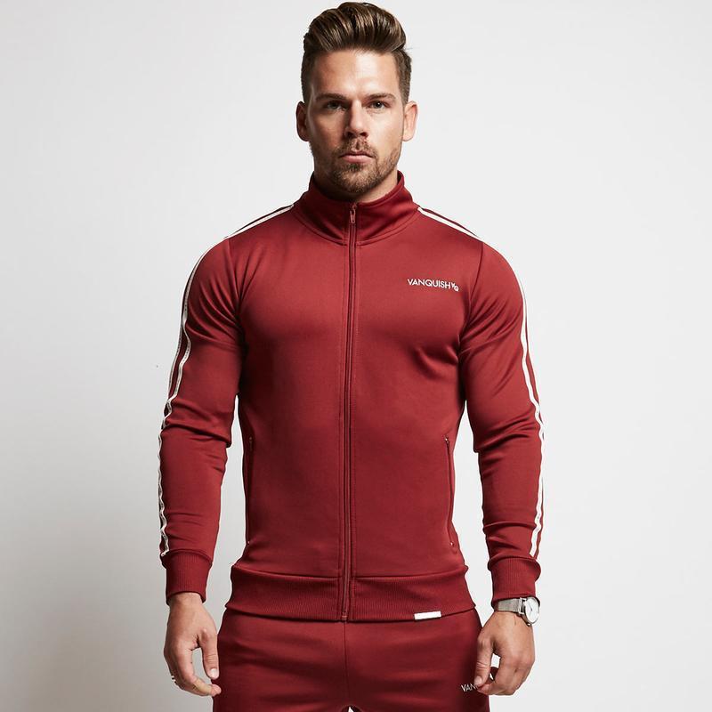 Andy – Gestreepte Slim-fit Hardloop-Sporttrui voor Heren
