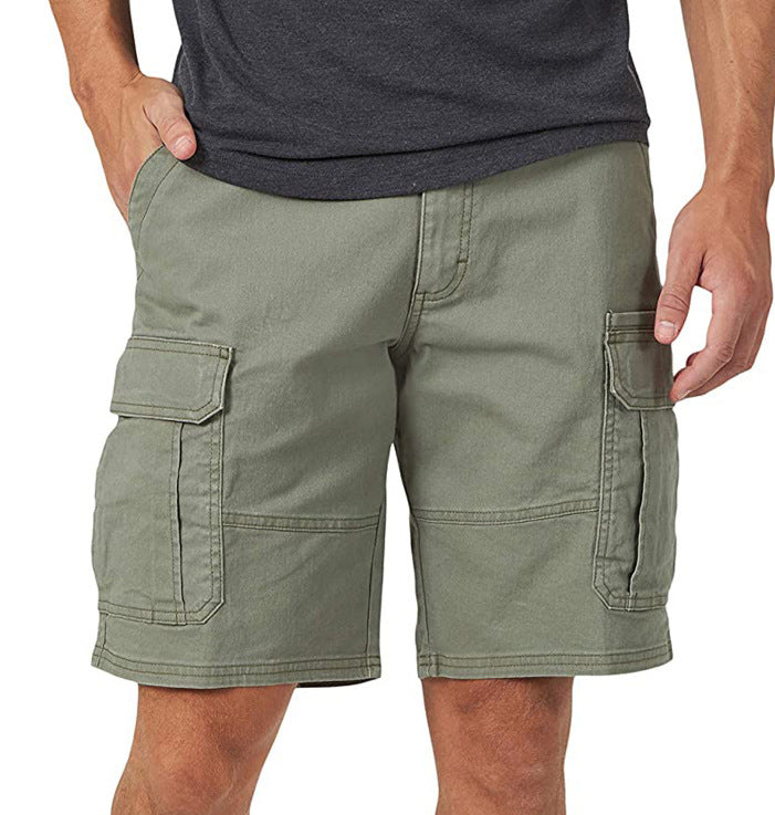 Allan – Herenshorts met meerdere zakken van polyester