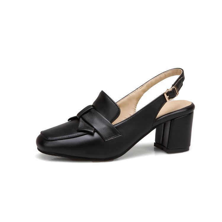 Brenda – Baotou-Sandalen mit dickem Absatz