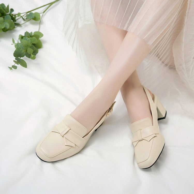 Brenda – Baotou-Sandalen mit dickem Absatz