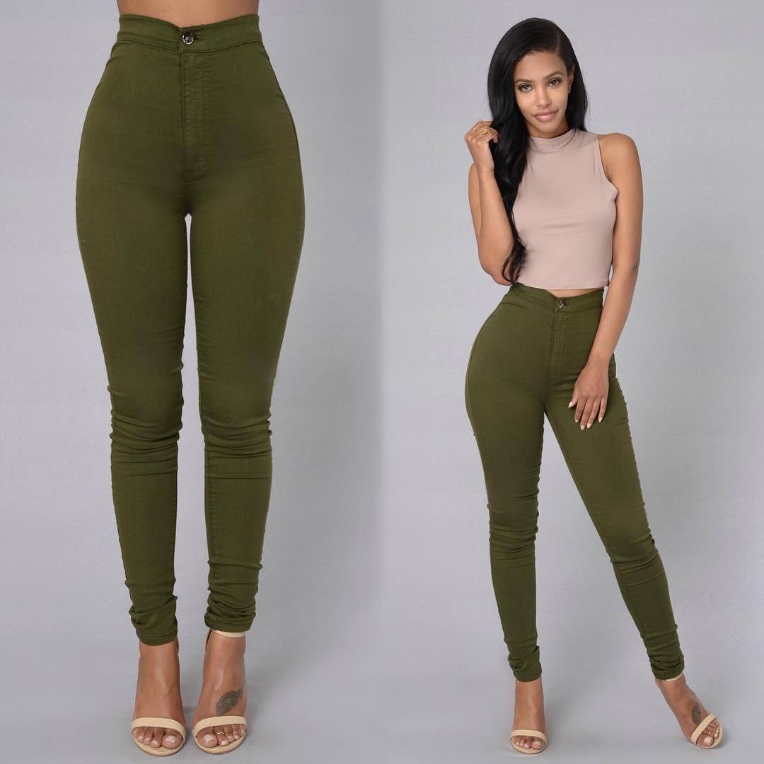 Chelsea – Bonte Dames-Leggings met Hoge Taille