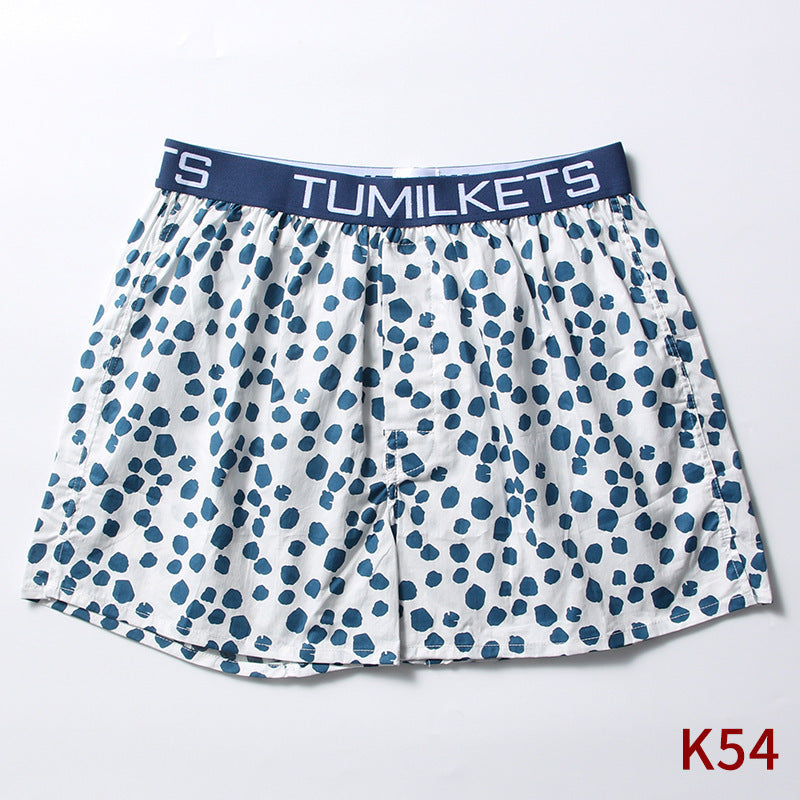Allan – Bedrukte Herenboxershorts van Katoen