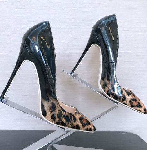 Kathleen – Elegante Dames High Heels met Luipaardprint