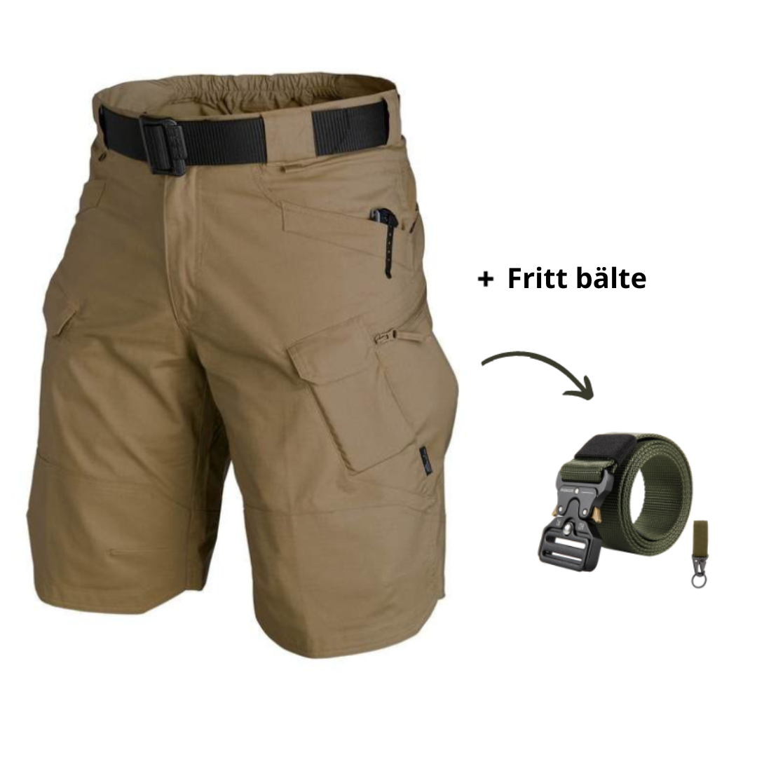 Callum – Heren-Shorts met Meerdere Zakken en Gratis Riem