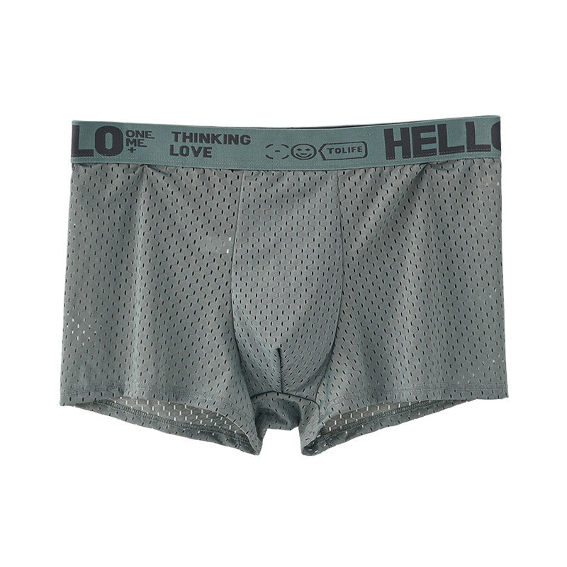 Gregory – Ademend Herenboxershort van IJszijde