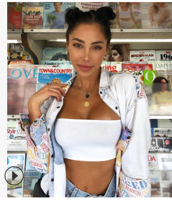 Lydia – Kort Asymmetrisch Wikkelshirt