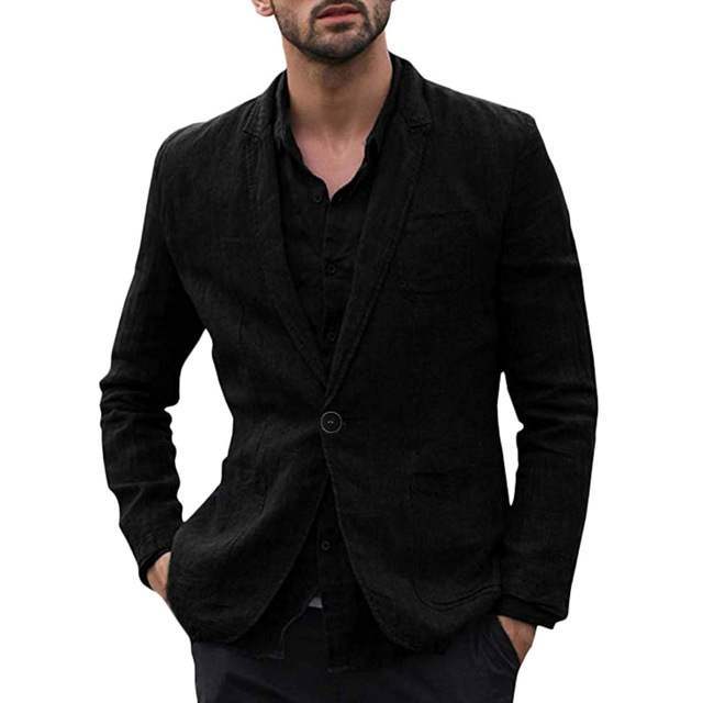 Jim – Dunne Herenblazer van Katoen
