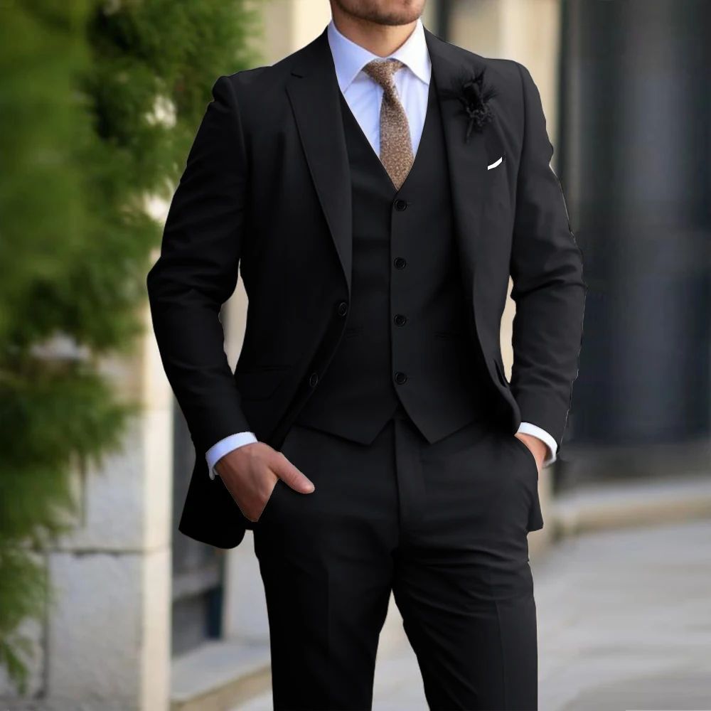 Jeffrey – Klassieke Slim Fit Herenpak 3-delig