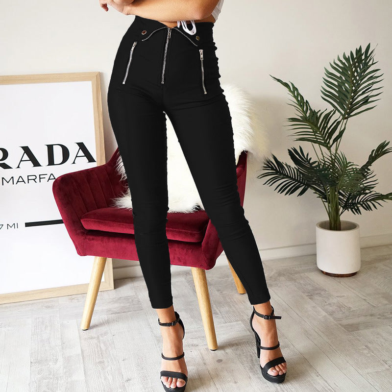Mandy – Donkere Broek met Ritssluiting