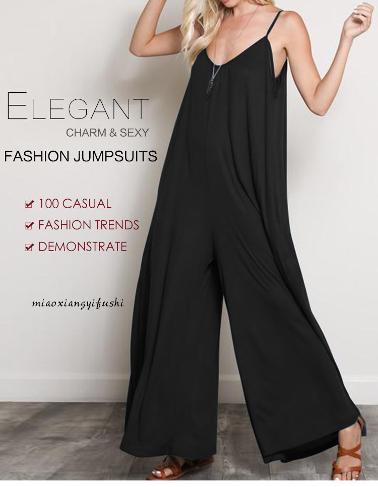 Joy – Zomer Jumpsuit met V-hals voor Dames
