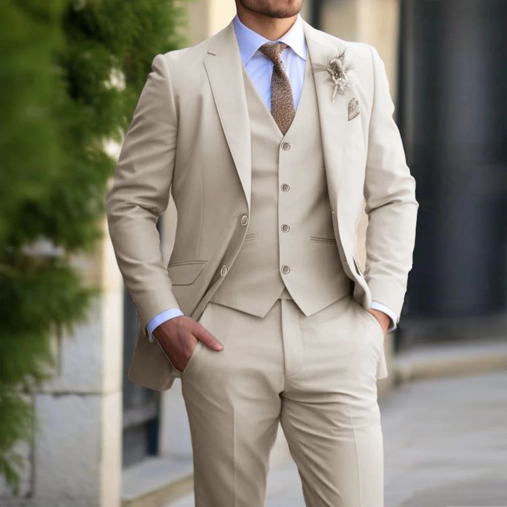 Jeffrey – Klassieke Slim Fit Herenpak 3-delig