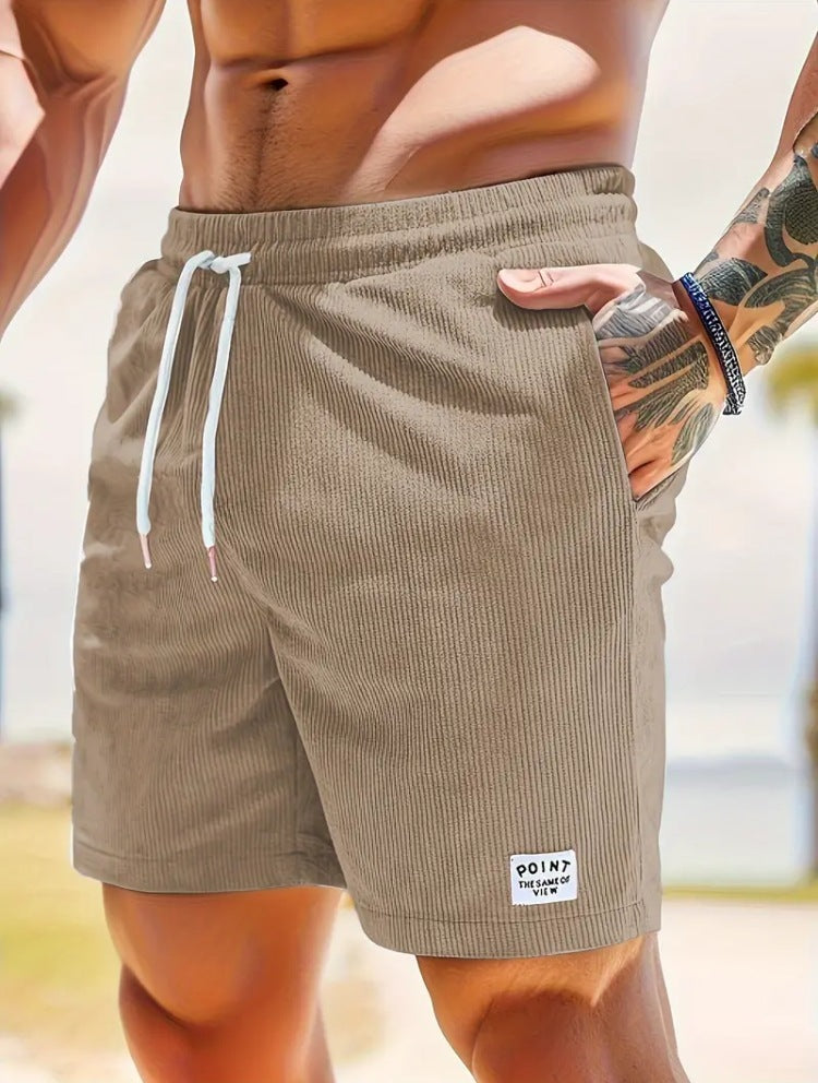 Angela – Luchtige Zomer Cordshorts met Veters voor Dames