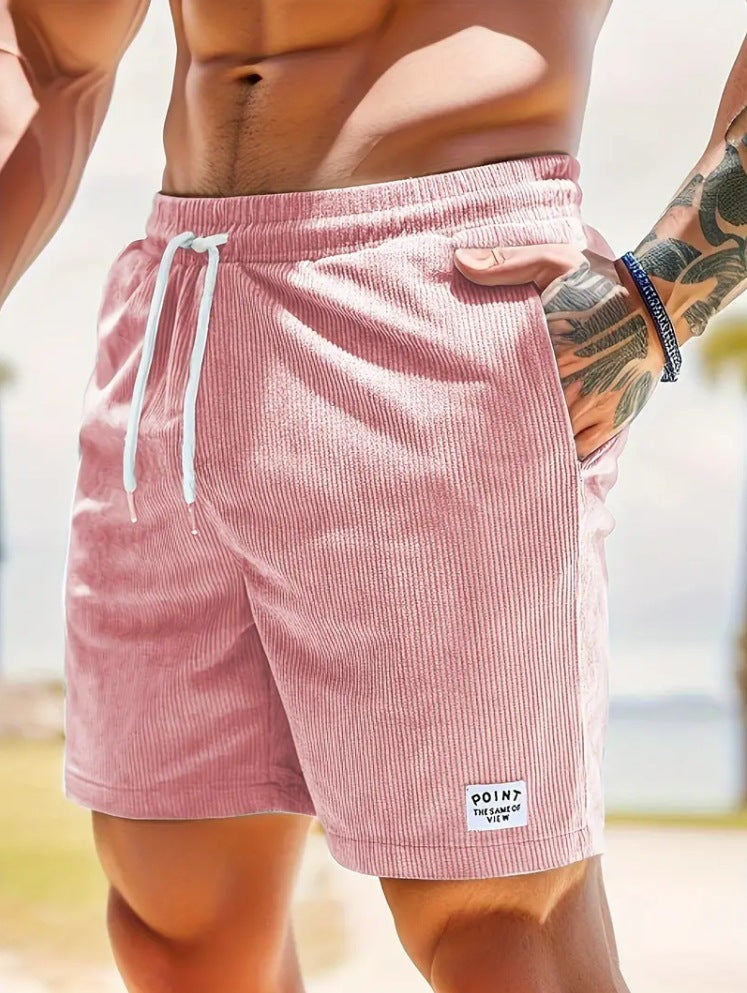 Angela – Luchtige Zomer Cordshorts met Veters voor Dames