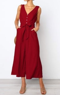 Juliet – Verleidelijke Dames Jumpsuit met Halternek