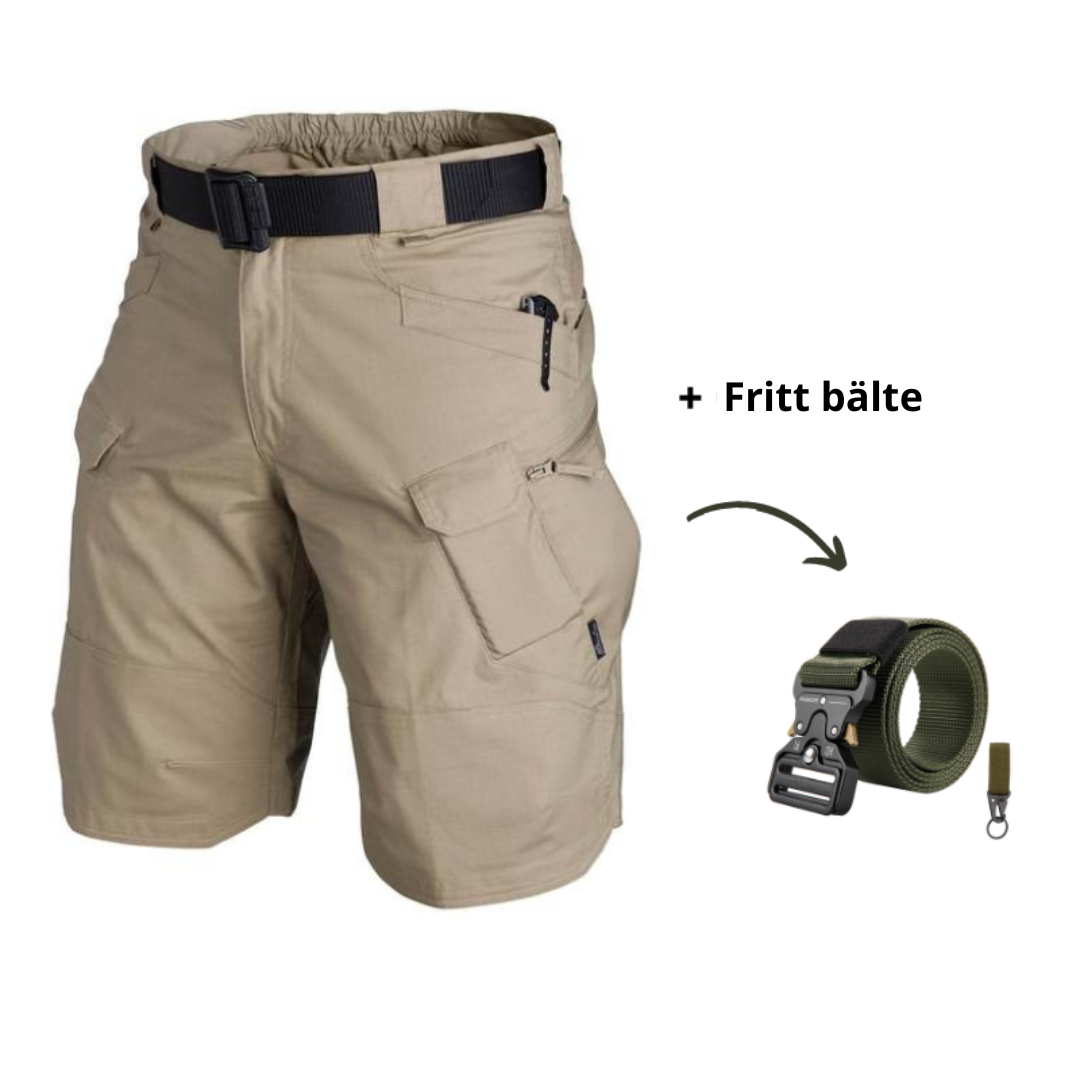 Callum – Heren-Shorts met Meerdere Zakken en Gratis Riem