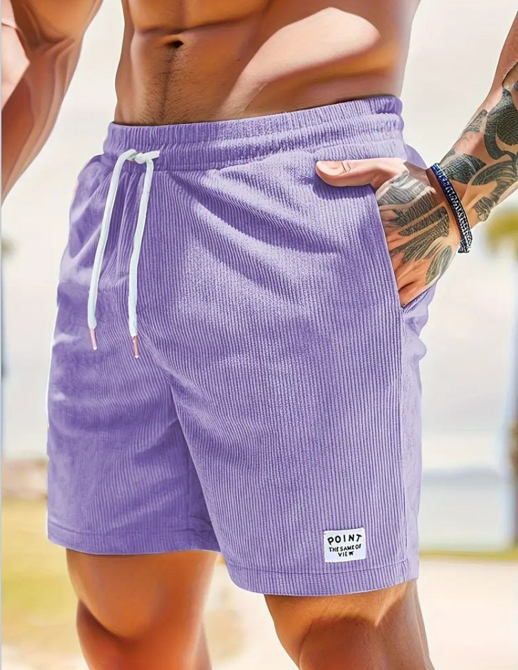Angela – Luchtige Zomer Cordshorts met Veters voor Dames