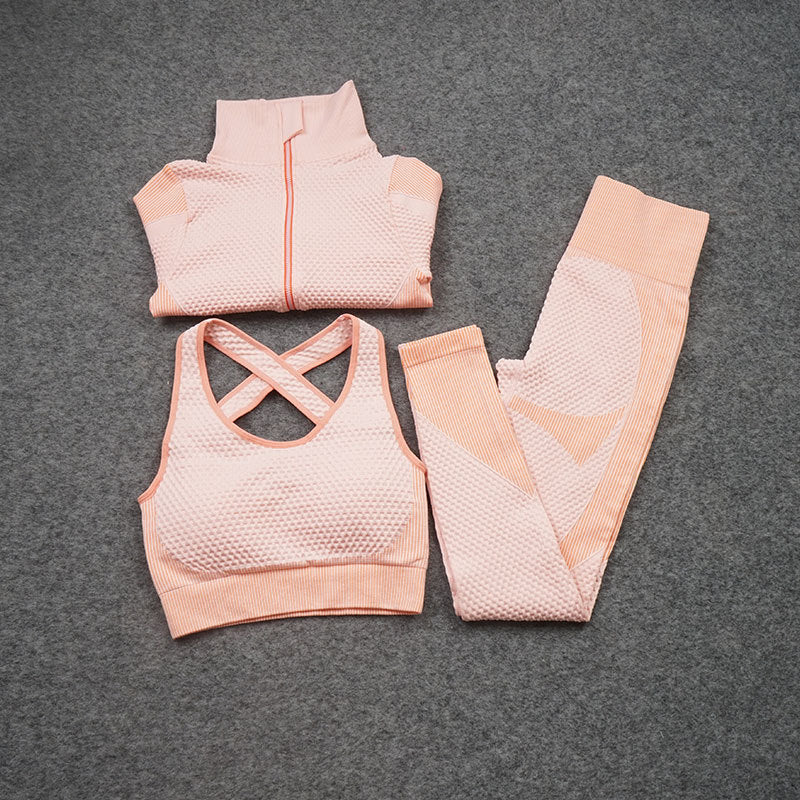 Charlotte – Drieledig Stretch-Fitnesspak voor Yoga