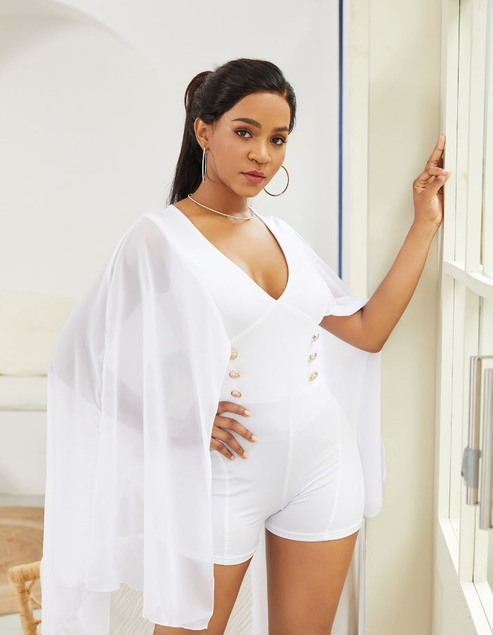 Leah – V-hals Damesoverall