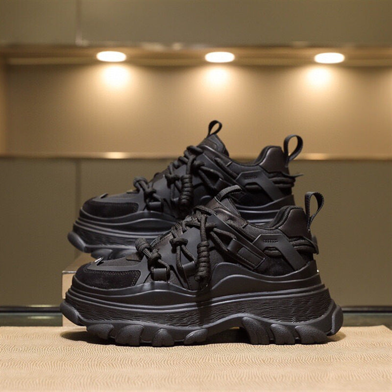 Brenda – Dames Fashion Freizeitsneaker met Plateausole uit Vegan Leer