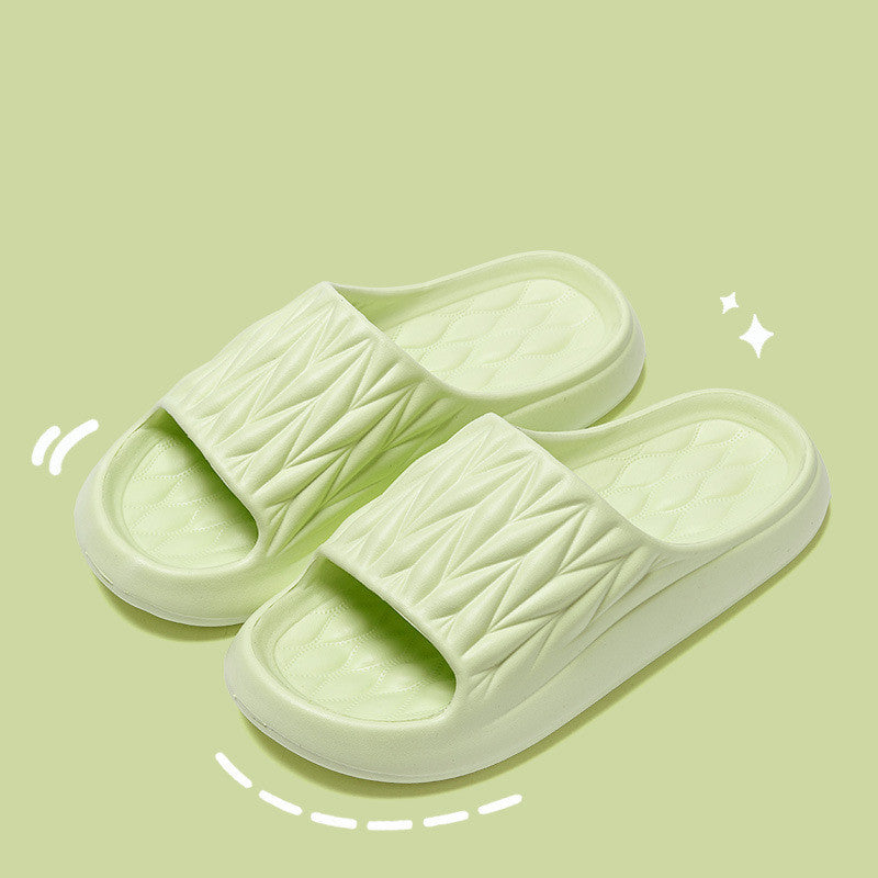 Sharon – Rutschvaste Zomerslippers met Bladstructuur