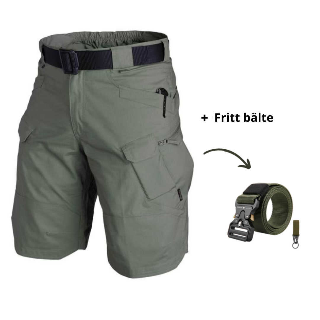Callum – Heren-Shorts met Meerdere Zakken en Gratis Riem