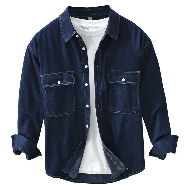 Julie – Casual Denim Lange Mouw Top