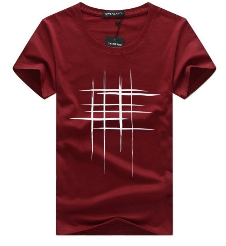 Andrew – Hoogwaardig Katoenen T-shirt met Korte Mouwen