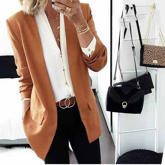 Faith – Slim Fit Blazer van Premium Vegan Suede
