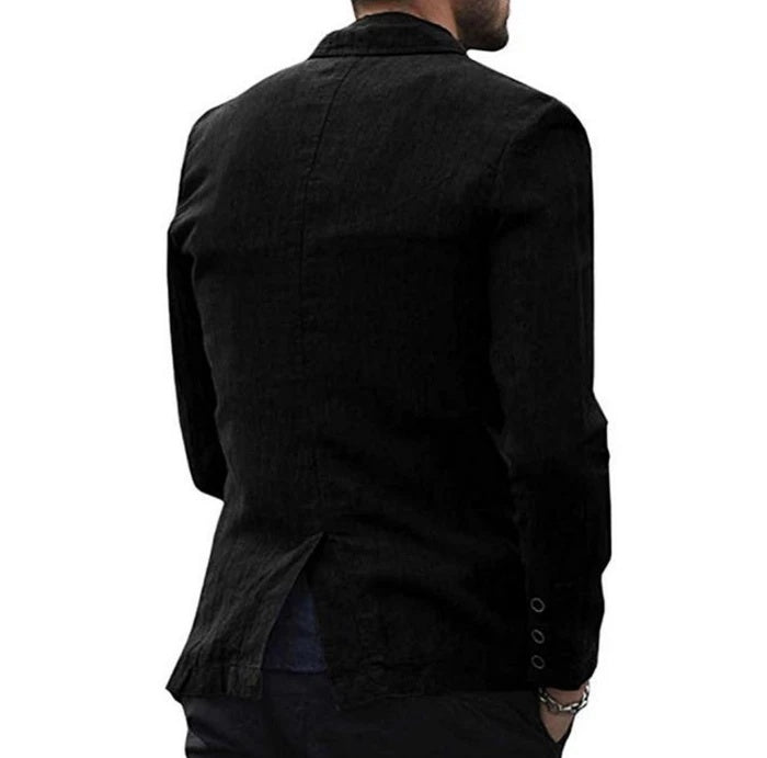 Jim – Dunne Herenblazer van Katoen