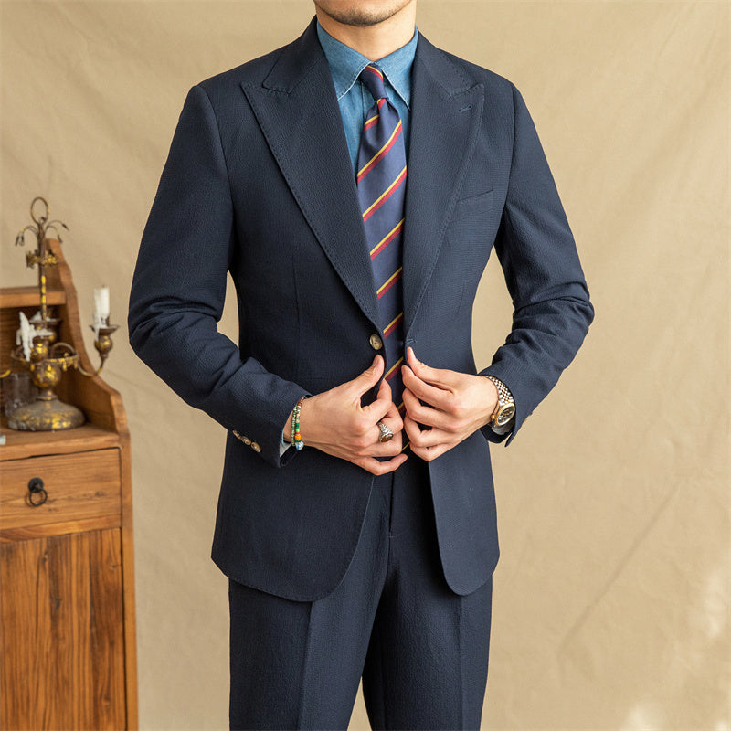 Justin – Ademend Pak met Halve Voering van Bubble-Garen