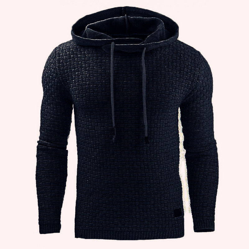 Elliot – Jacquard Sweater Lange Mouwen Hoodie Warme Kleur Sweatshirt