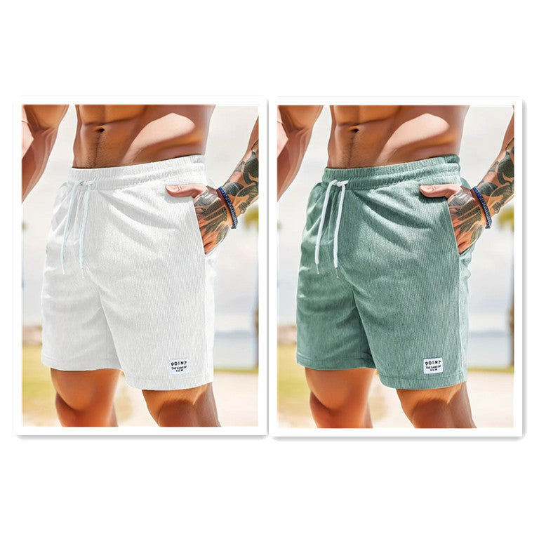 Angela – Luchtige Zomer Cordshorts met Veters voor Dames