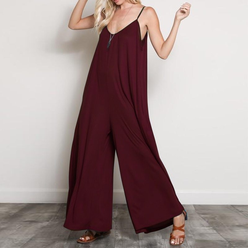 Joy – Zomer Jumpsuit met V-hals voor Dames