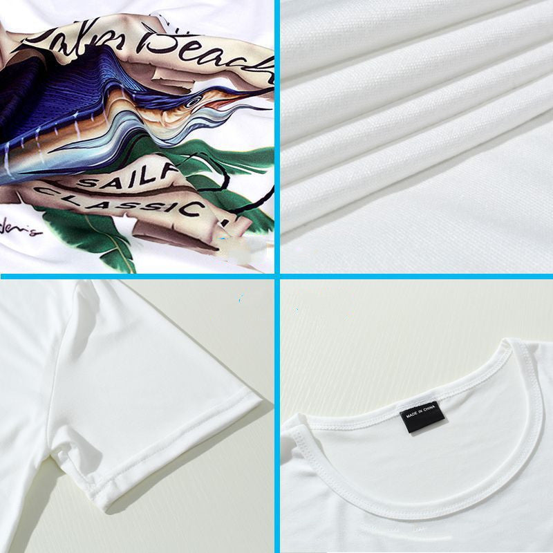 Ashley – Kort T-shirt met Bosberenmotief