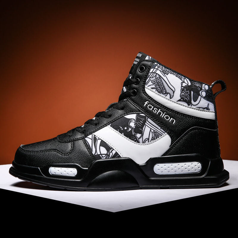 Allan – Sportieve Heren High-Top Graffiti Sneakers