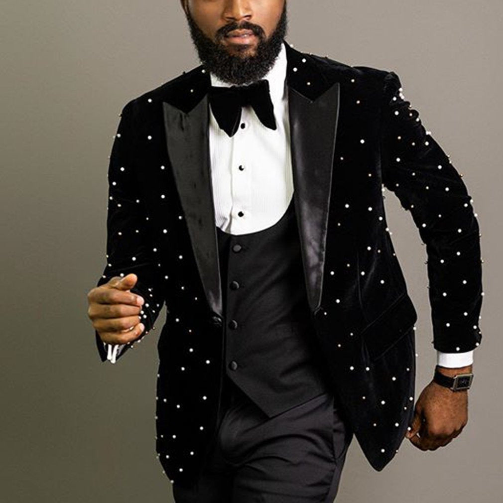 William – Herenvrijetijdsjas met stippen