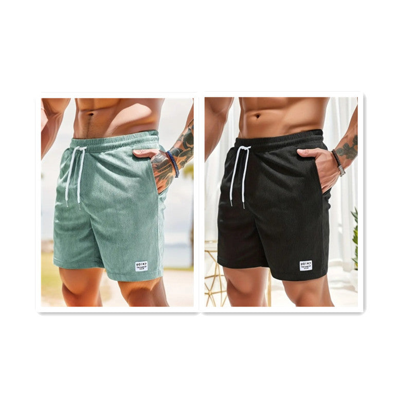 Angela – Luchtige Zomer Cordshorts met Veters voor Dames