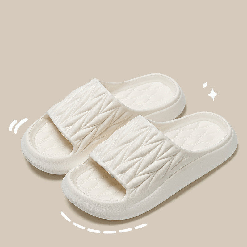 Sharon – Rutschvaste Zomerslippers met Bladstructuur