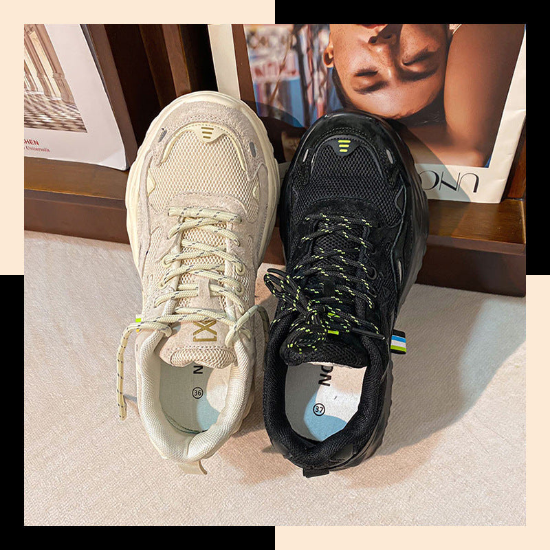 Lily – Retro Sneaker Trend Dames Platform Hardloopschoenen